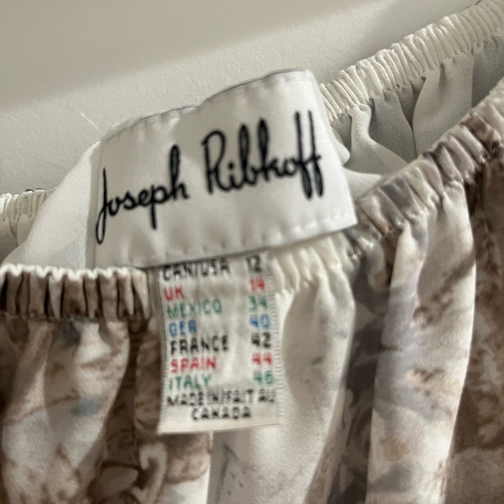 Joseph Ribkoff Off-Shoulder Multicolor Blouse - Picture 3 of 3